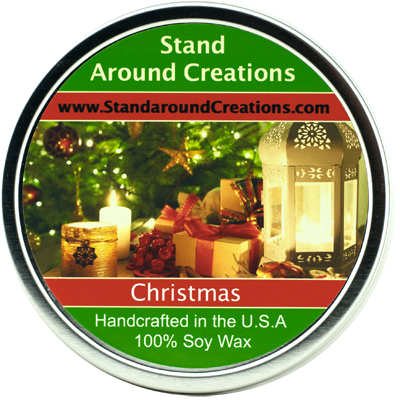 SET OF TWO EMERGENCY PREP CANDLE TINS 16-OZ. - Stand Around Creations