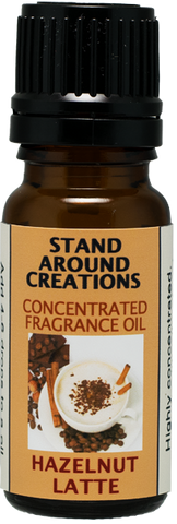 HAZELNUT LATTE' FRAGRANCE OIL  .33-FL. OZ.