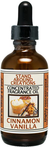 CINNAMON VANILLA FRAGRANCE OIL 2-FL. OZ.