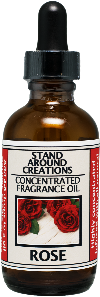 ROSE FRAGRANCE OIL 2-FL. OZ. - Stand Around Creations