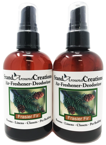 SET OF TWO; AIR-FRESHENER/DEODORIZER FRASIER FIR 4-FL. OZ/EACH