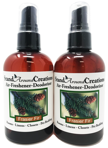 SET OF TWO; AIR-FRESHENER/DEODORIZER FRASIER FIR 4-FL. OZ/EACH
