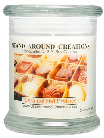 CARAMELIZED PRALINES STATUS 12-OZ.