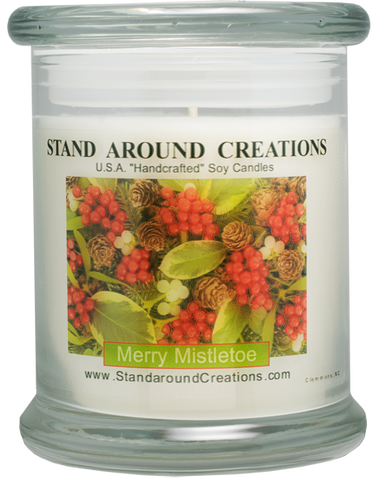 MERRY MISTLETOE STATUS 12-OZ.