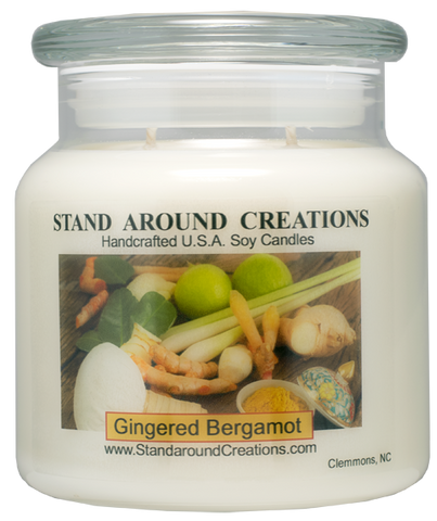 GINGERED BERGAMOT APOTHECARY 16-OZ.
