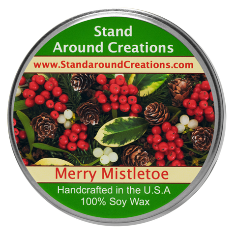 MERRY MISTLETOE TUREEN 3-OZ.