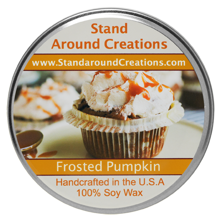 FROSTED PUMPKIN TUREEN 8-OZ.