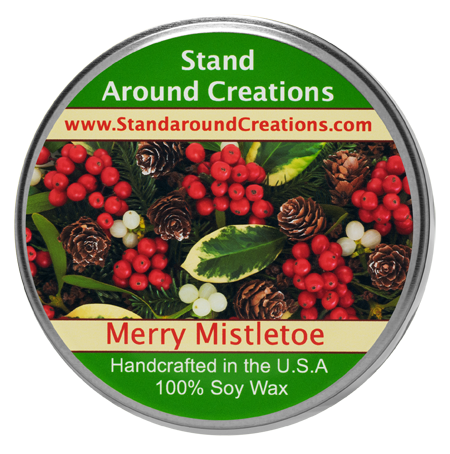 MERRY MISTLETOE TUREEN 8-OZ.