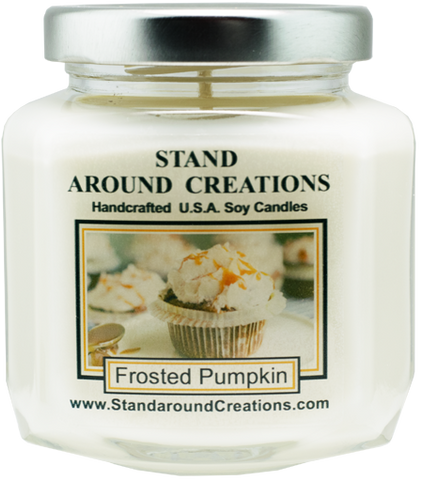 FROSTED PUMPKIN HEX 6-OZ.