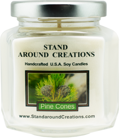 PINE CONES HEX 6-OZ.