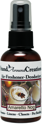 AMARETTO NOG AIR-FRESHENER / DEODORIZER;  2-OZ.