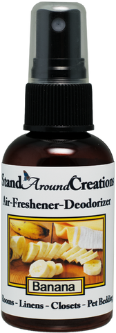 BANANA AIR-FRESHENER / DEODORIZER;  2-OZ.