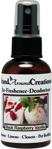 BLACK RASPBERRY VANILLA AIR-FRESHENER / DEODORIZER;  2-OZ.
