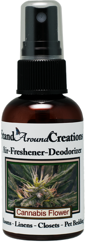 CANNABIS FLOWER AIR-FRESHENER / DEODORIZER;  2-OZ.