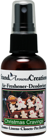 CHRISTMAS CRAVINGS AIR-FRESHENER / DEODORIZER;  2-OZ.