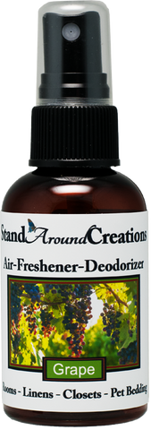 GRAPE AIR-FRESHENER / DEODORIZER;  2-OZ.