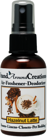 HAZELNUT LATTE' AIR-FRESHENER / DEODORIZER;  2-OZ.