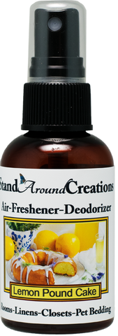 LEMON POUND CAKE AIR-FRESHENER / DEODORIZER;  2-OZ.