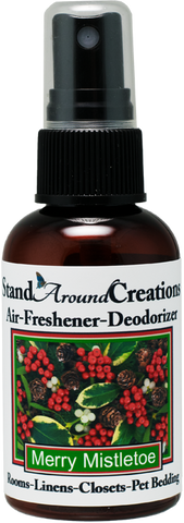 MERRY MISTLETOE AIR-FRESHENER / DEODORIZER;  2-OZ.