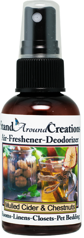 MULLED CIDER & CHESTNUTS AIR-FRESHENER / DEODORIZER;  2-OZ.