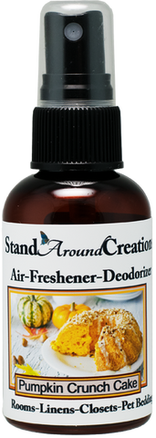 PUMPKIN CRUNCH CAKE AIR-FRESHENER / DEODORIZER;  2-OZ.