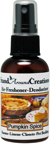 PUMPKIN SPICE AIR-FRESHENER / DEODORIZER;  2-OZ.