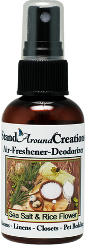 SEA SALT & RICE FLOWER AIR-FRESHENER / DEODORIZER;  2-OZ.