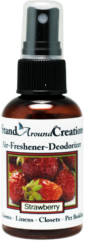 STRAWBERRY AIR-FRESHENER / DEODORIZER;  2-OZ.