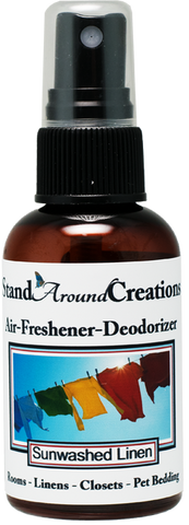 SUNWASHED LINEN AIR-FRESHENER / DEODORIZER;  2-OZ.