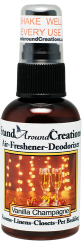 VANILLA CHAMPAGNE AIR-FRESHENER / DEODORIZER;  2-OZ.