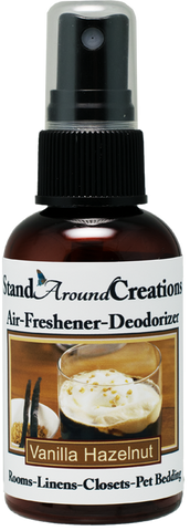 VANILLA HAZELNUT AIR-FRESHENER / DEODORIZER;  2-OZ.