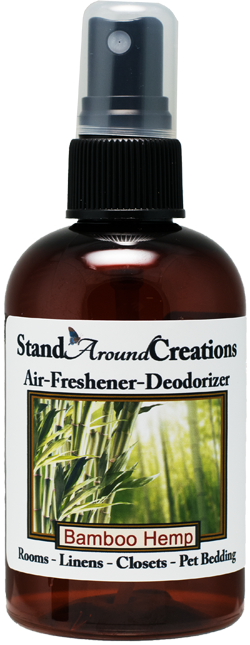 plants deodorize air BAMBOO HEMP AIR-FRESHENER / DEODORIZER; 4-OZ