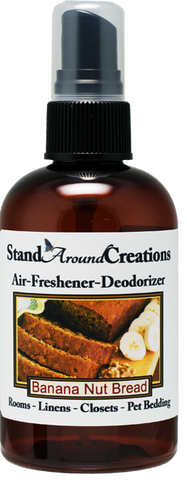 BANANA NUT BREAD AIR-FRESHENER / DEODORIZER;  4-OZ.