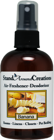 BANANA AIR-FRESHENER / DEODORIZER;  4-OZ.