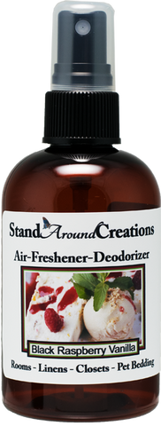 BLACK RASPBERRY VANILLA AIR-FRESHENER / DEODORIZER;  4-OZ.