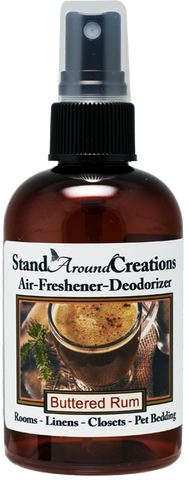 BUTTERED RUM AIR-FRESHENER / DEODORIZER;  4-OZ.