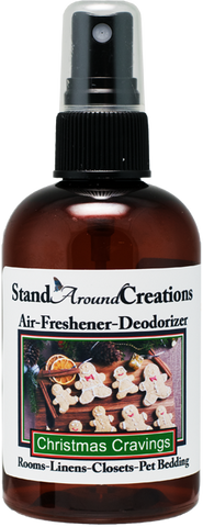 CHRISTMAS CRAVINGS AIR-FRESHENER / DEODORIZER;  4-OZ.