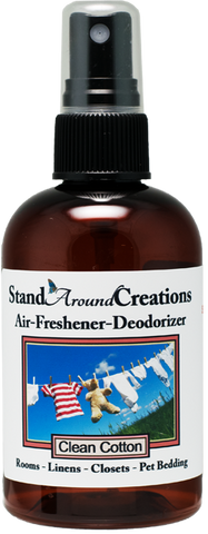 CLEAN COTTON AIR-FRESHENER / DEODORIZER;  4-OZ.