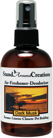 DARK MUSK AIR-FRESHENER / DEODORIZER;  4-OZ.