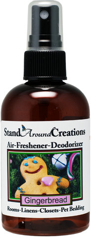 GINGERBREAD AIR-FRESHENER / DEODORIZER;  4-OZ.