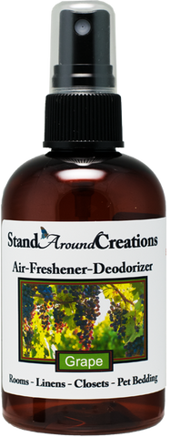 GRAPE AIR-FRESHENER / DEODORIZER;  4-OZ.