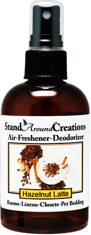 HAZELNUT LATTE' AIR-FRESHENER / DEODORIZER;  4-OZ.