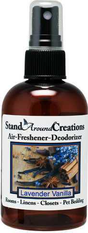 LAVENDER VANILLA AIR-FRESHENER / DEODORIZER;  4-OZ.