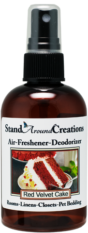 RED VELVET CAKE AIR-FRESHENER / DEODORIZER;  4-OZ.