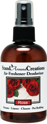 ROSE AIR-FRESHENER / DEODORIZER;  4-OZ.