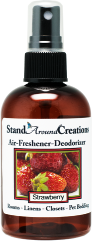 STRAWBERRY AIR-FRESHENER / DEODORIZER;  4-OZ.