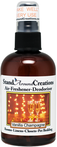 VANILLA CHAMPAGNE AIR-FRESHENER / DEODORIZER;  4-OZ.