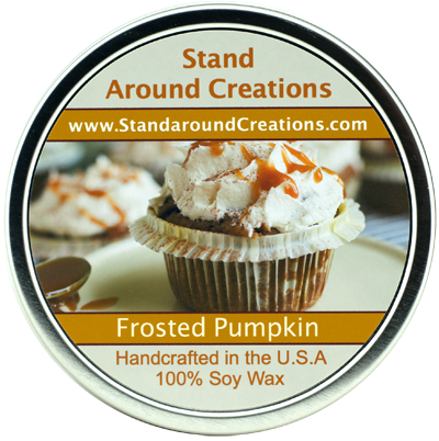 FROSTED PUMPKIN TIN 16-OZ.