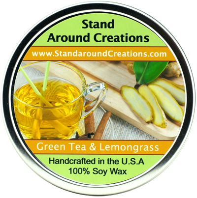 GREEN TEA & LEMONGRASS TIN 16-OZ.