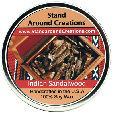 INDIAN SANDALWOOD TIN 16-OZ.